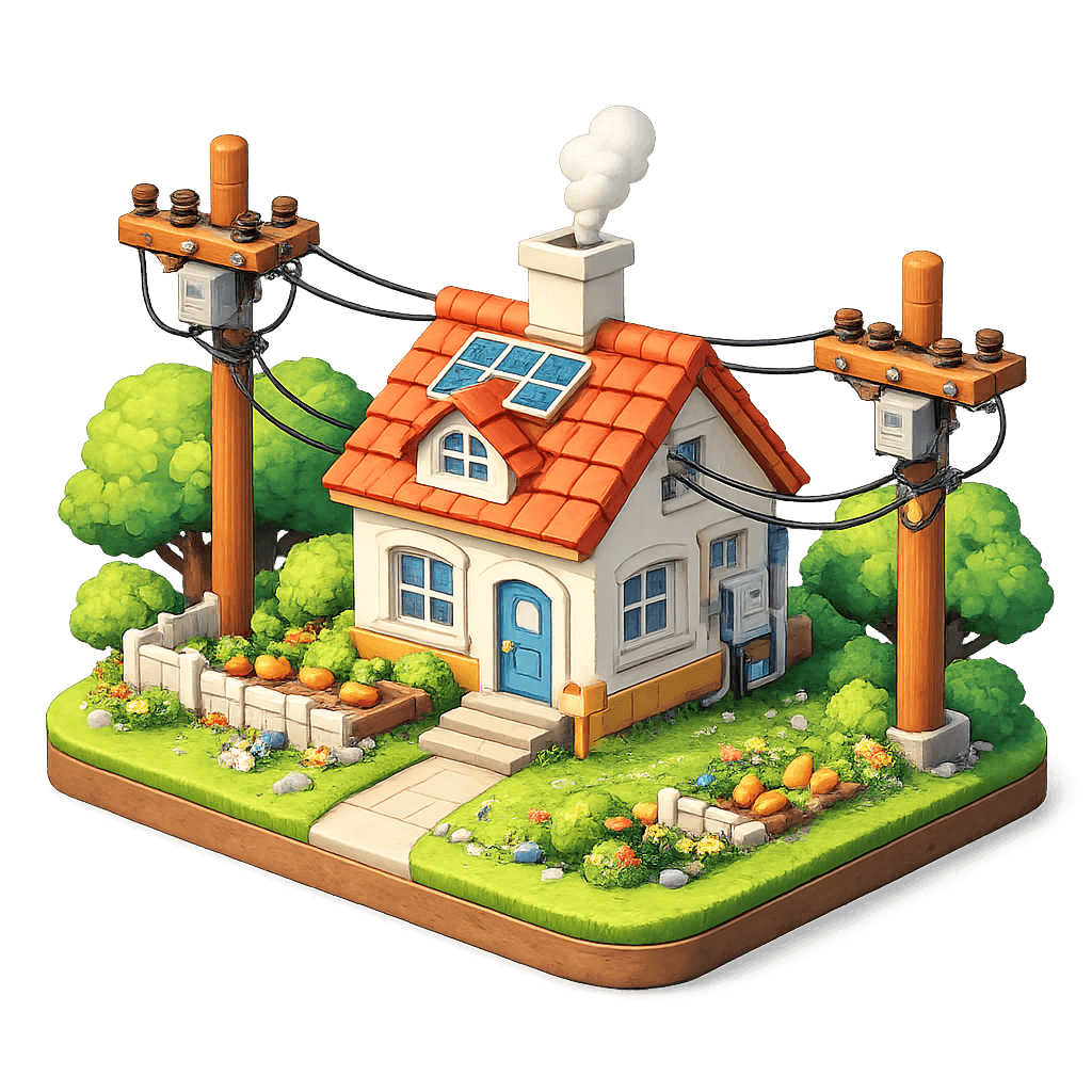 מעבר לספק חשמל פרטי